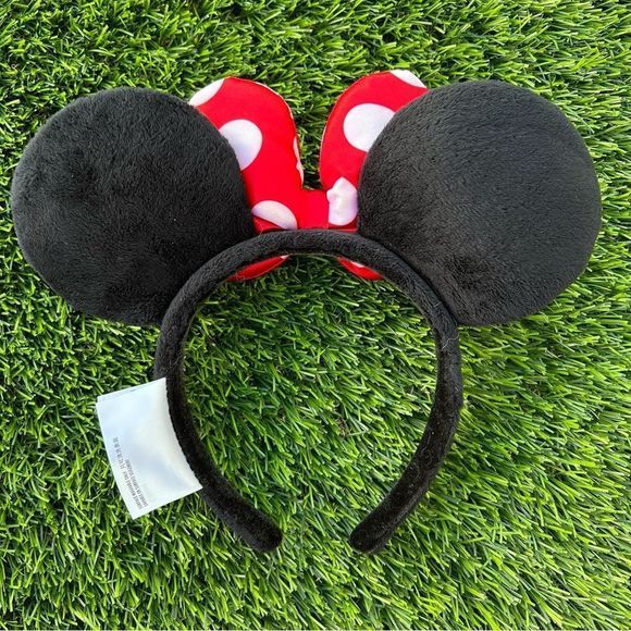 Disney Collectible Disney Ears Headband - Minnie Mouse Satin - Polka Dot Bow - Picture 2 of 2